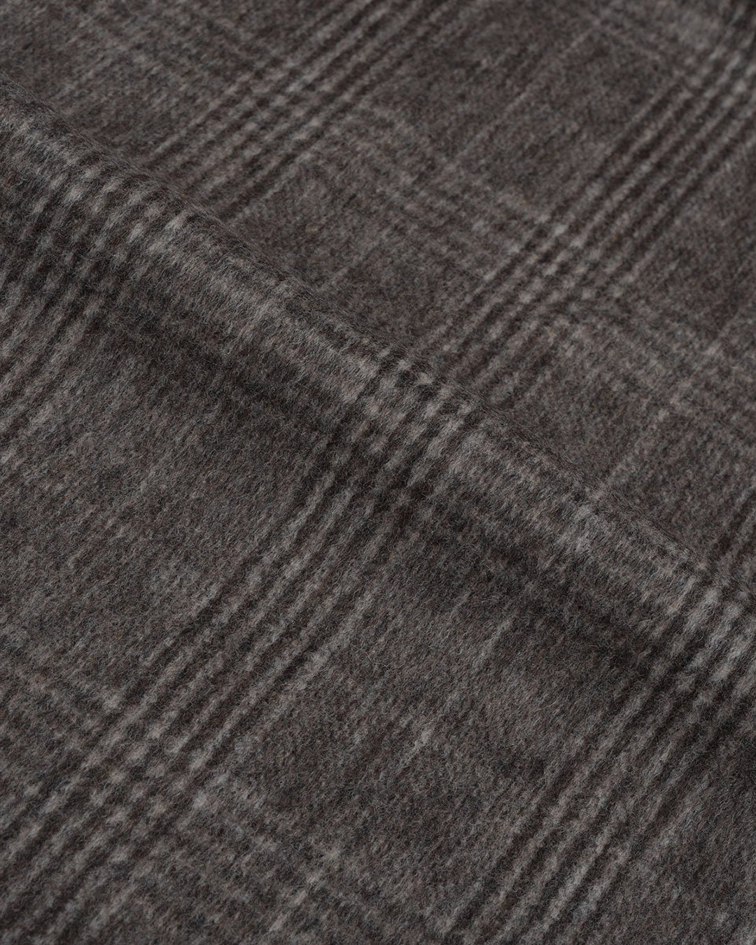 Loro Piana: Brown Glen Checks Cashmere