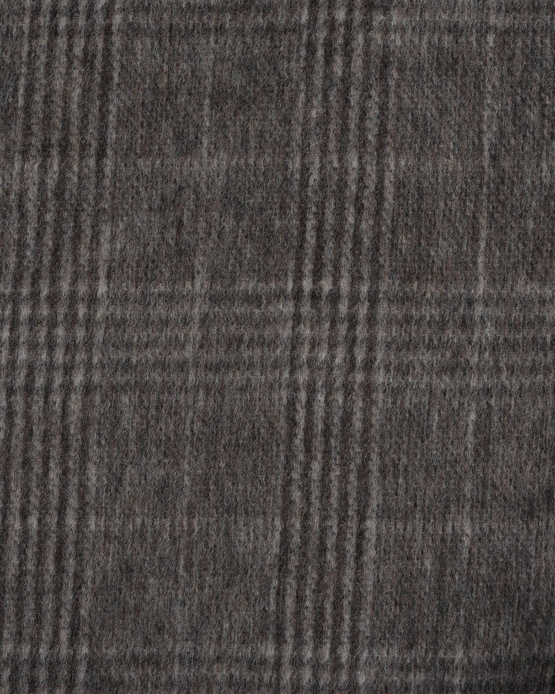 Loro Piana: Brown Glen Checks Cashmere - 7