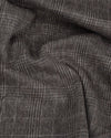 Loro Piana: Brown Glen Checks Cashmere