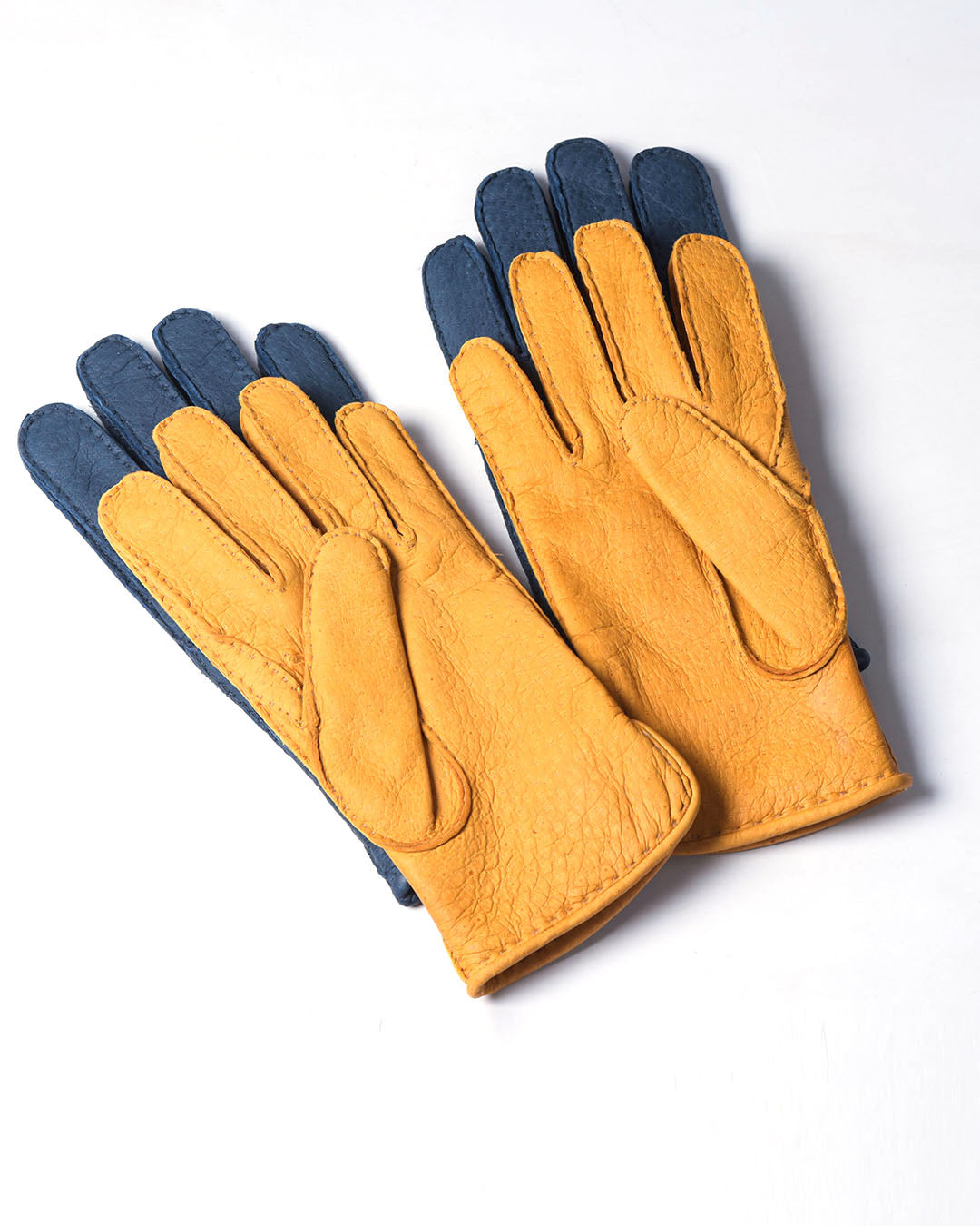 Peccary Gloves - Cashmere lined - Tan - 1
