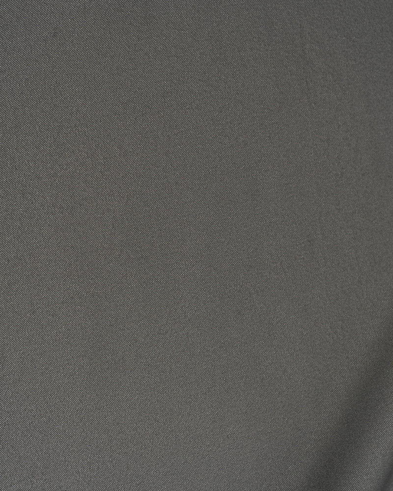 Ash Grey Twill Drawstring Pants