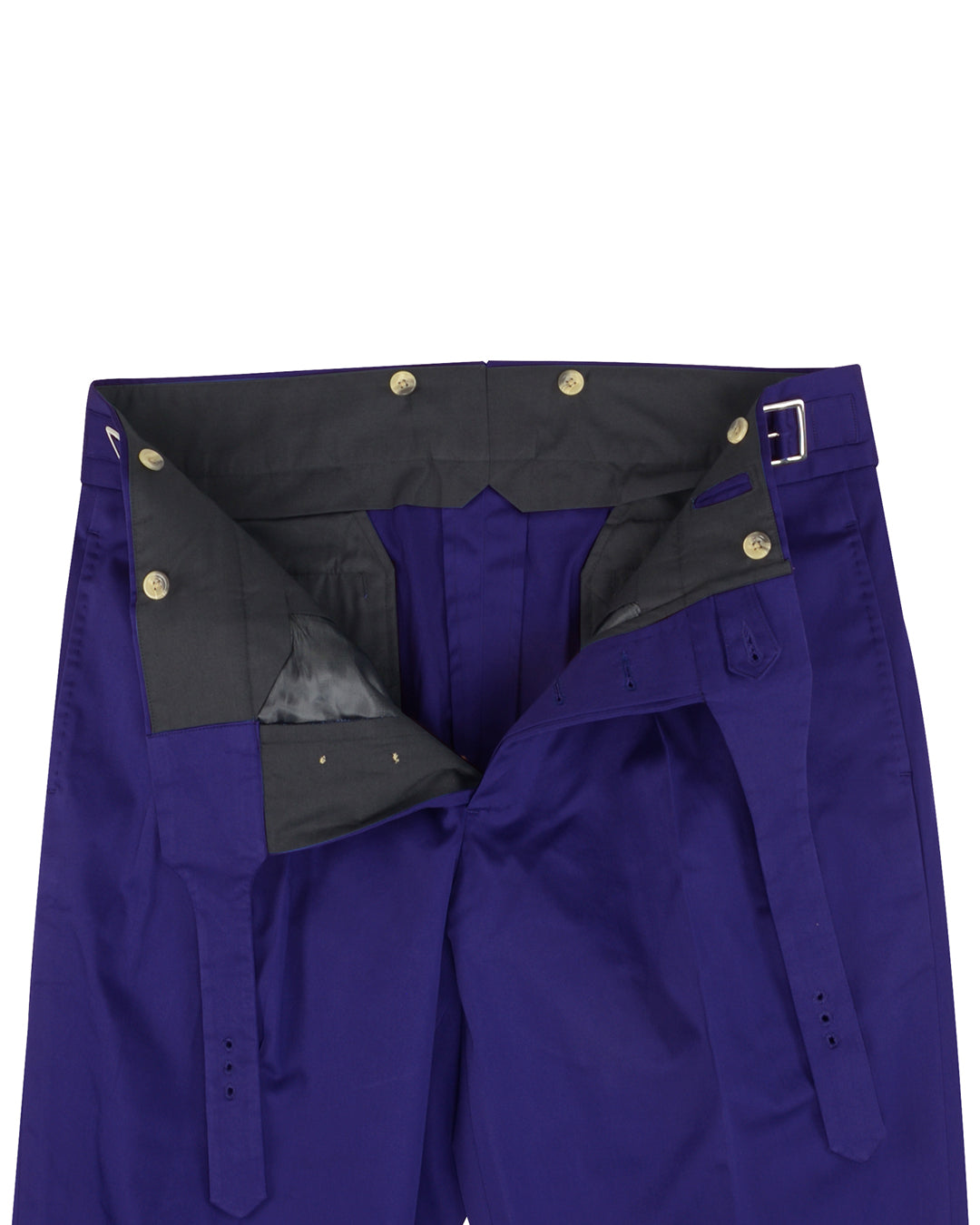 Dark Royal Blue Satin Cotton