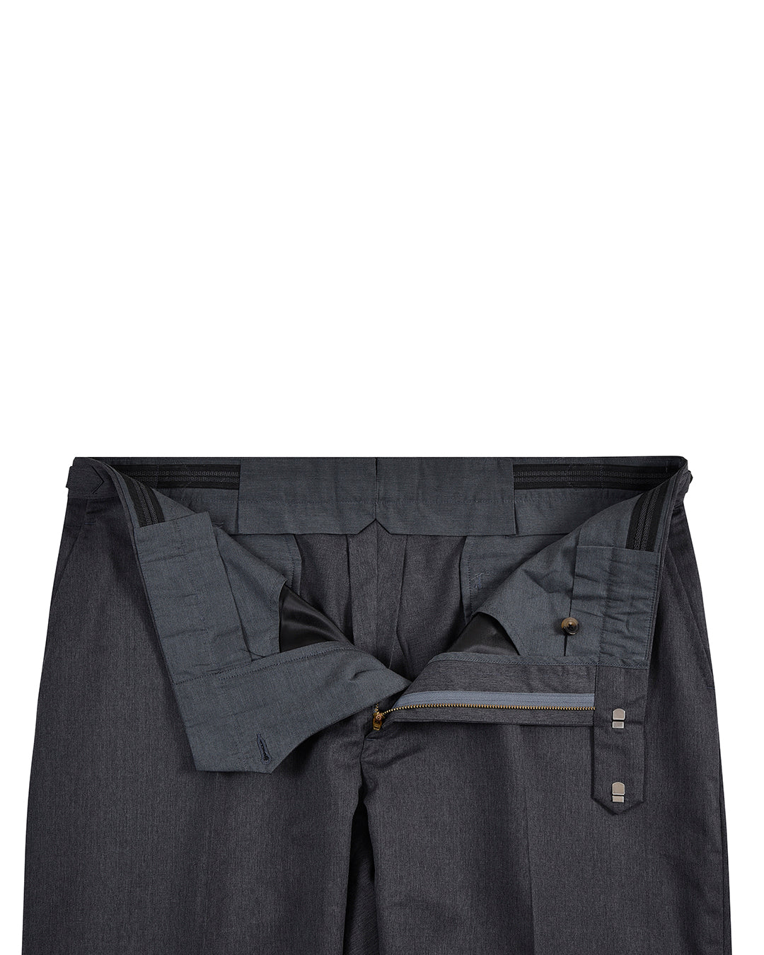 Cerruti: Steel Grey Dress Wool - 3