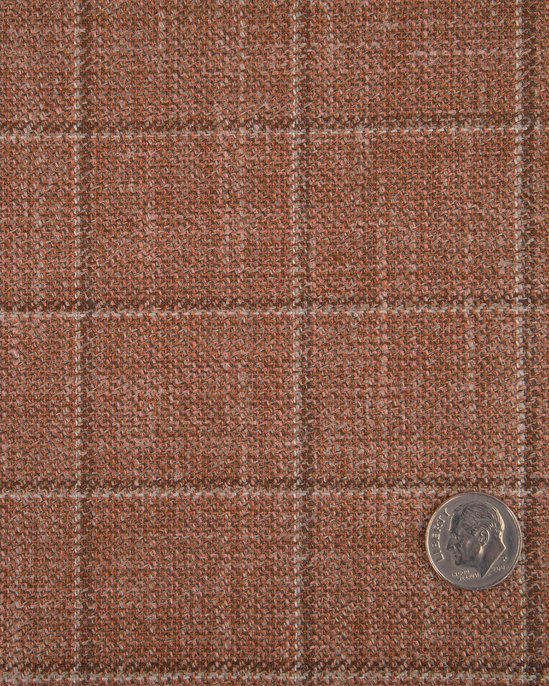 Ethomas Brick Brown White Checks Jacket - 3