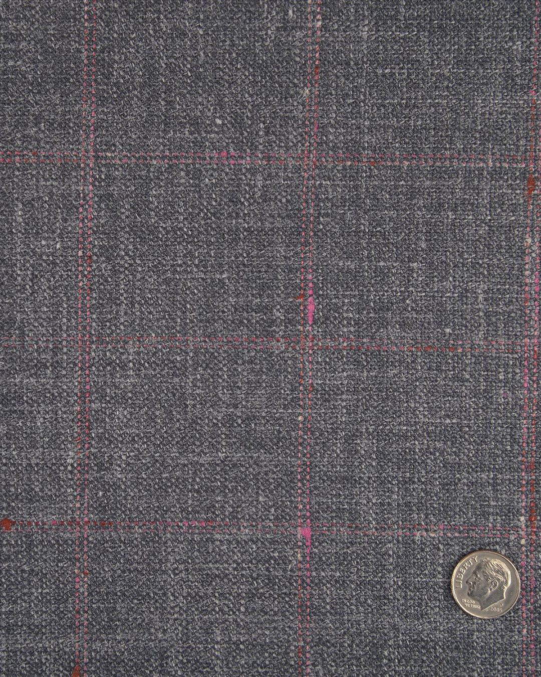EThomas Shark Shine Silver Windowpane Checks Jacket - 3