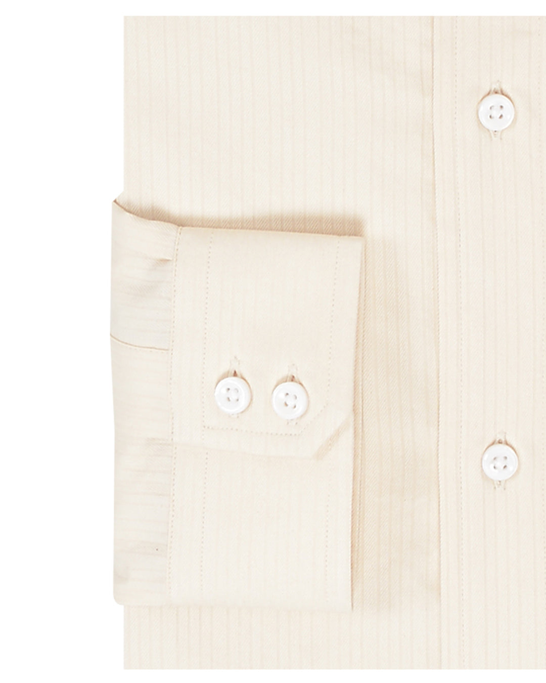 Ecru Dobby Stripes Twill - 3