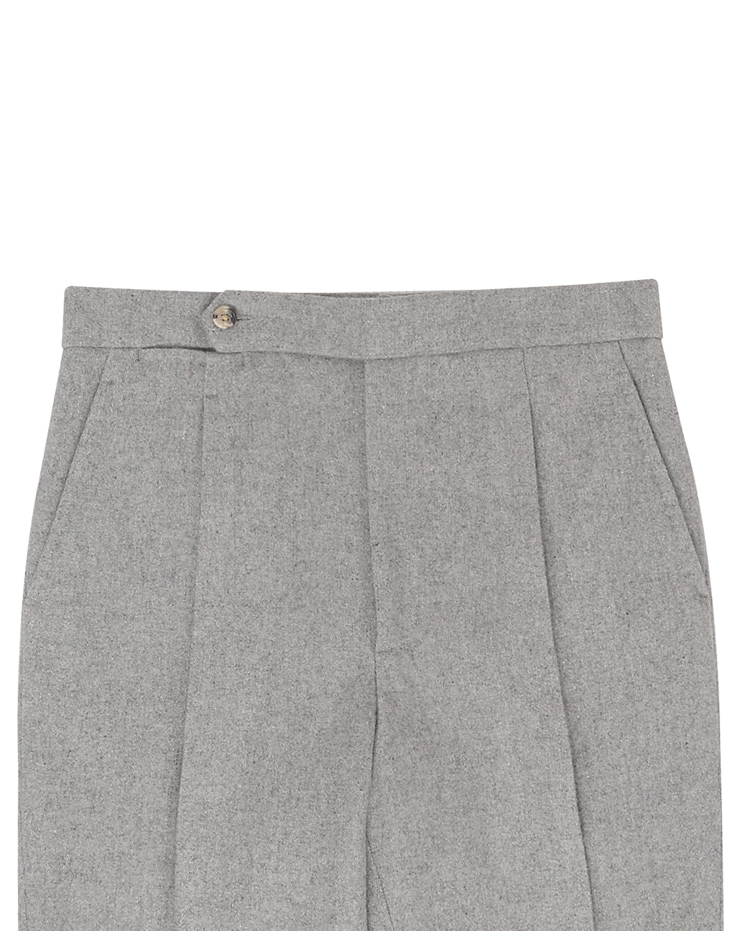 Light Grey Wool Flannel - 2