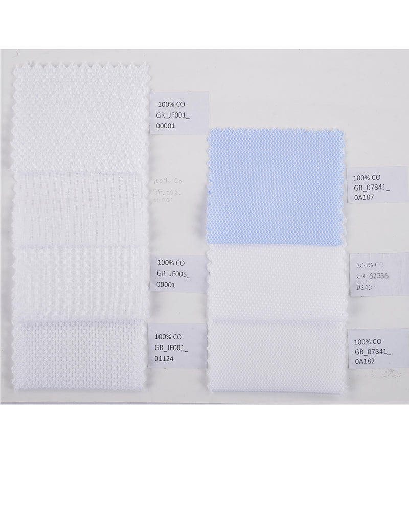 Grandi and Rubinelli Fine White Basket Weave