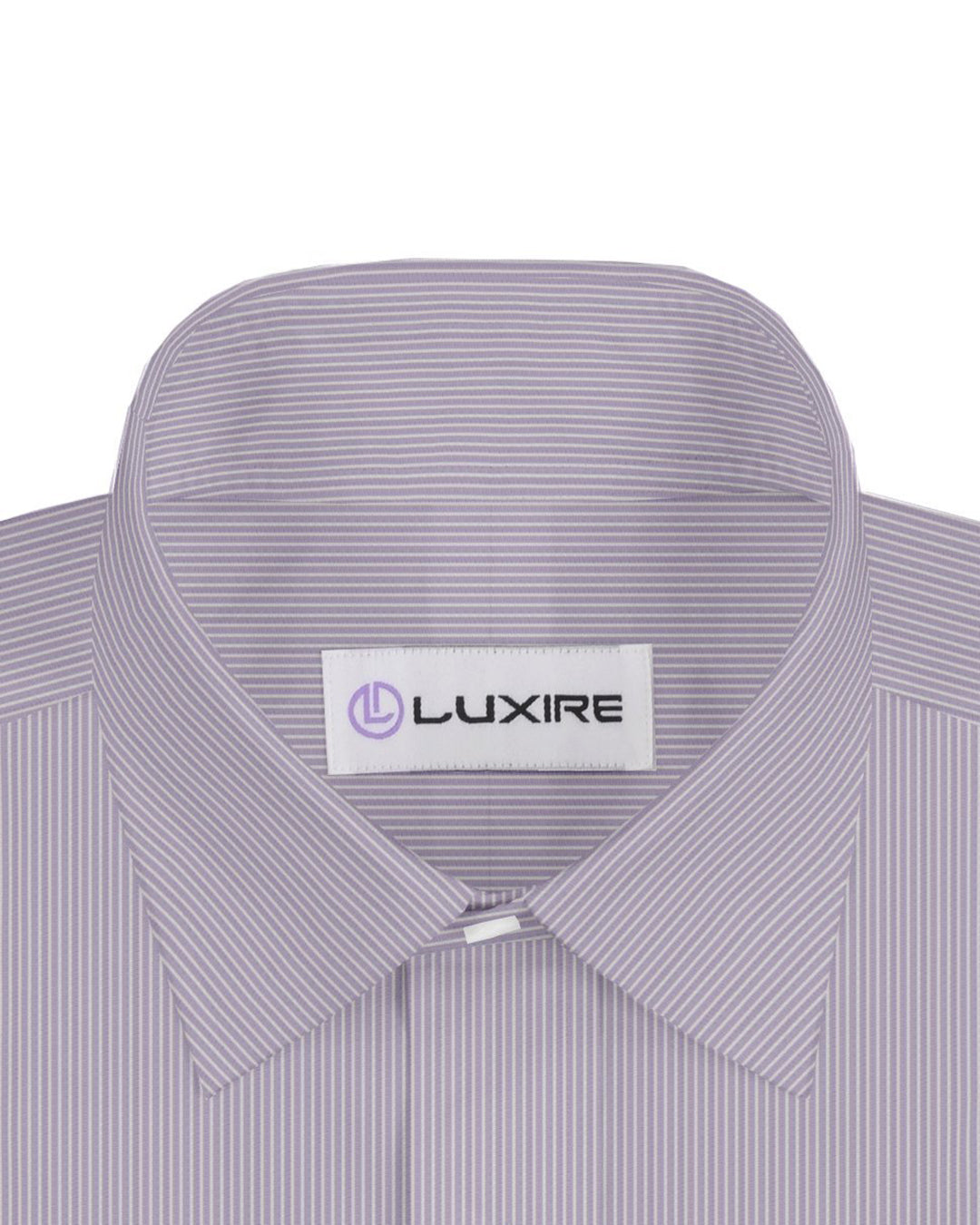 White Pin Stripes On Purple - 2