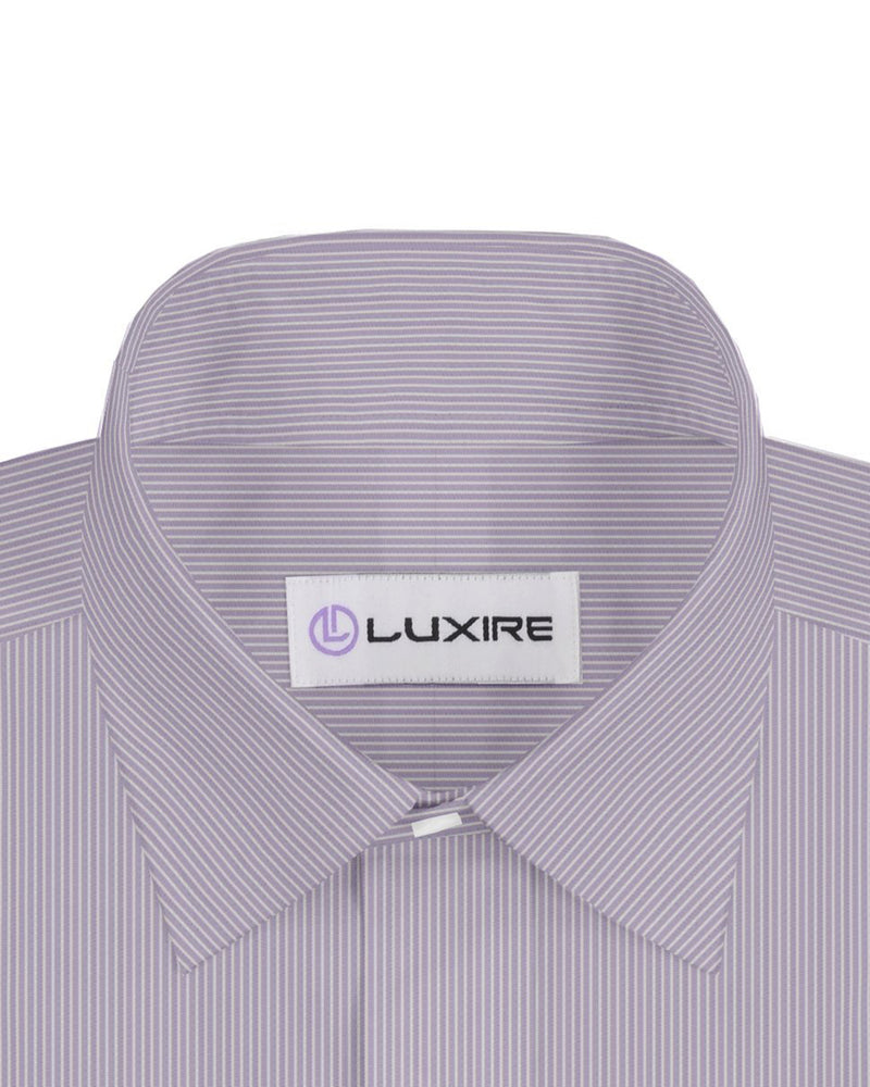 White Pin Stripes On Purple