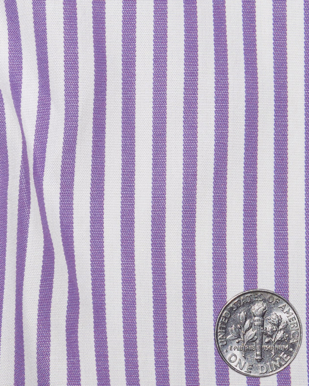 Purple Dress Stripes on White