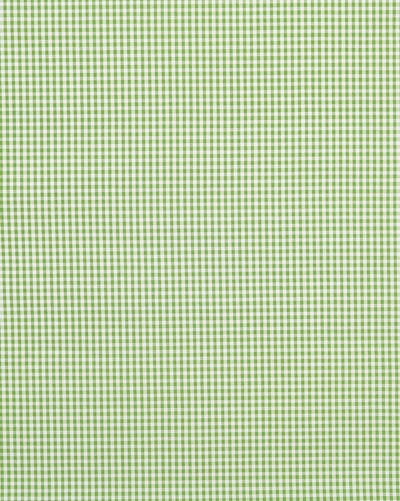 Green Small Gingham Seersucker