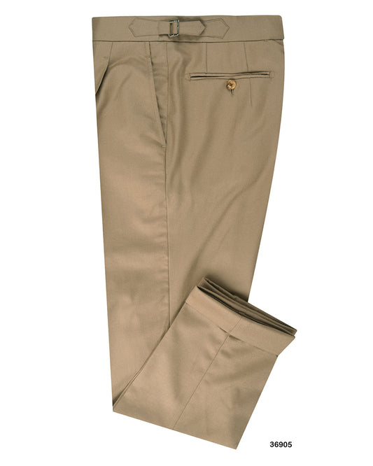 Holland Sherry Classic Worsted Flannel Khaki Twill