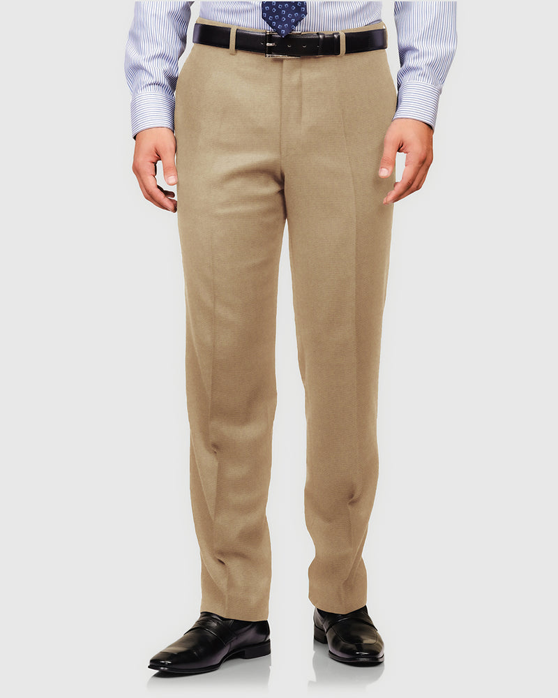 Holland & Sherry Crispaire tan Solid