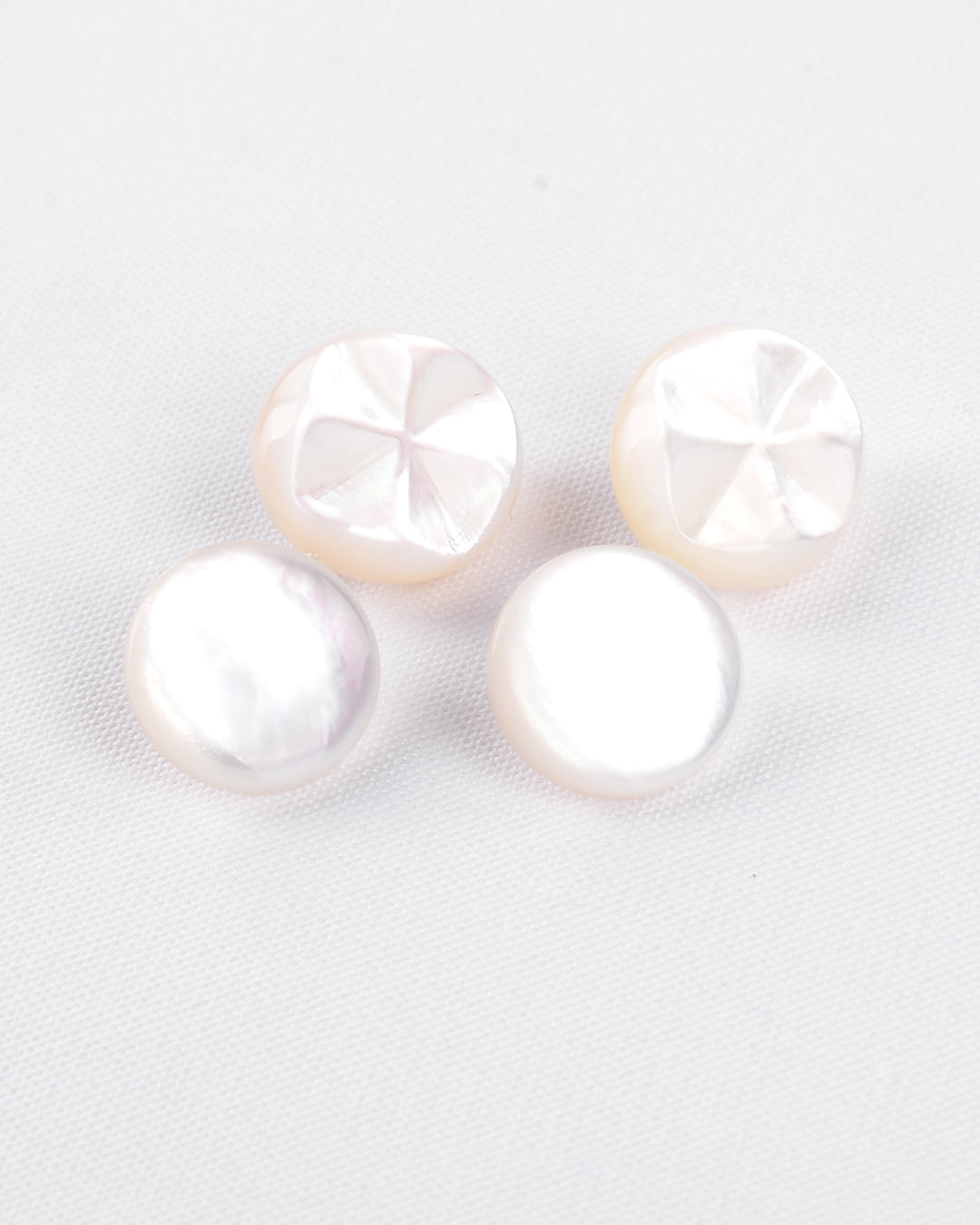 Ovale fresato Pearl White - 3