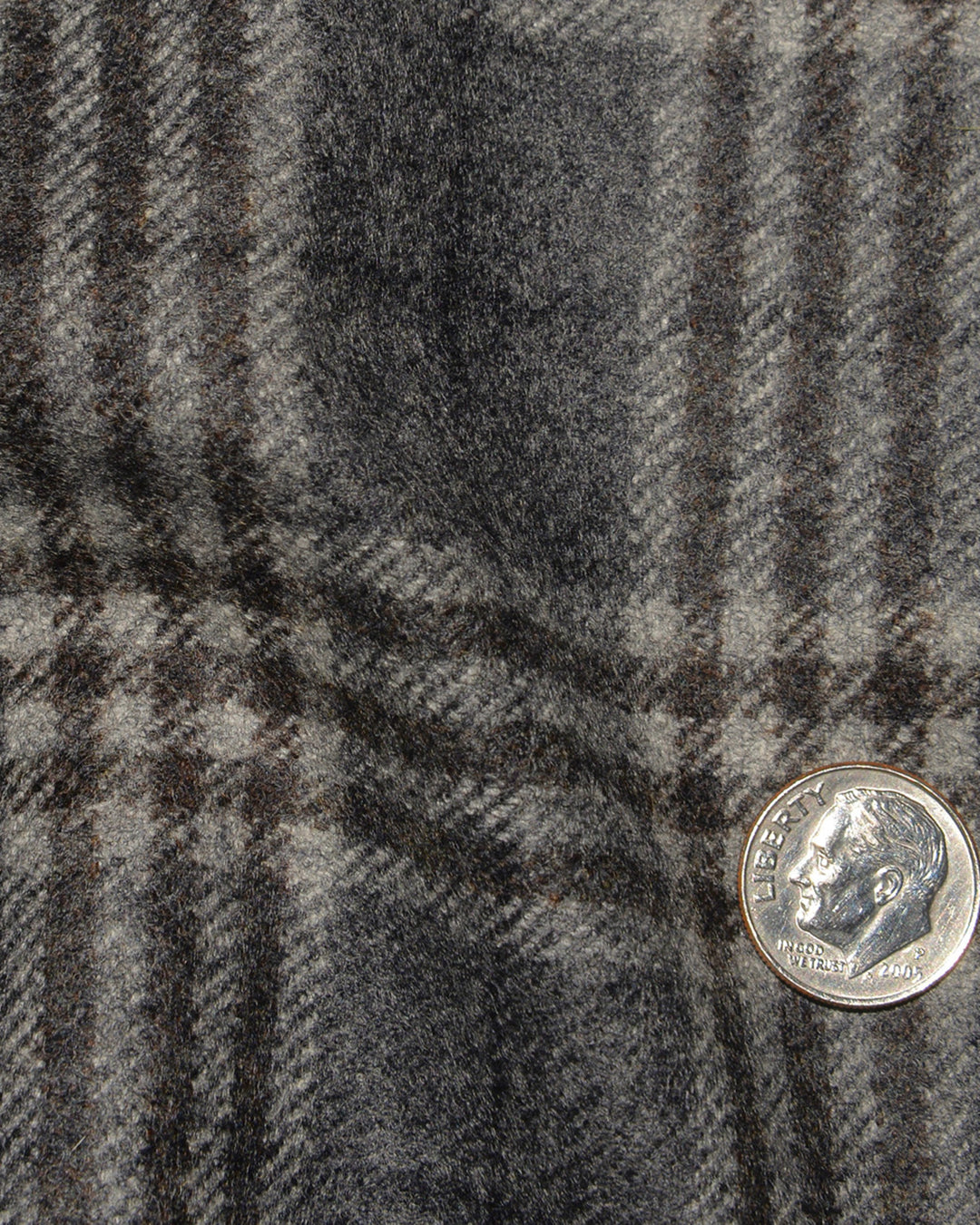 Loro Piana: Grey Tartan Checks - 4