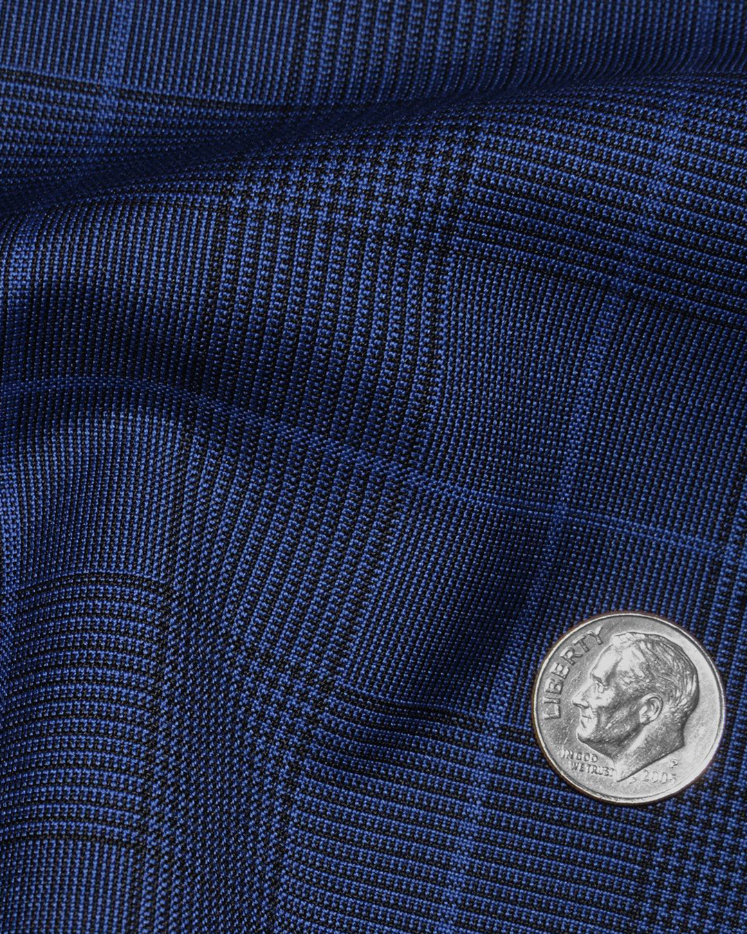 Loro Piana: Dark Royal Blue Prince Of Wales - 5