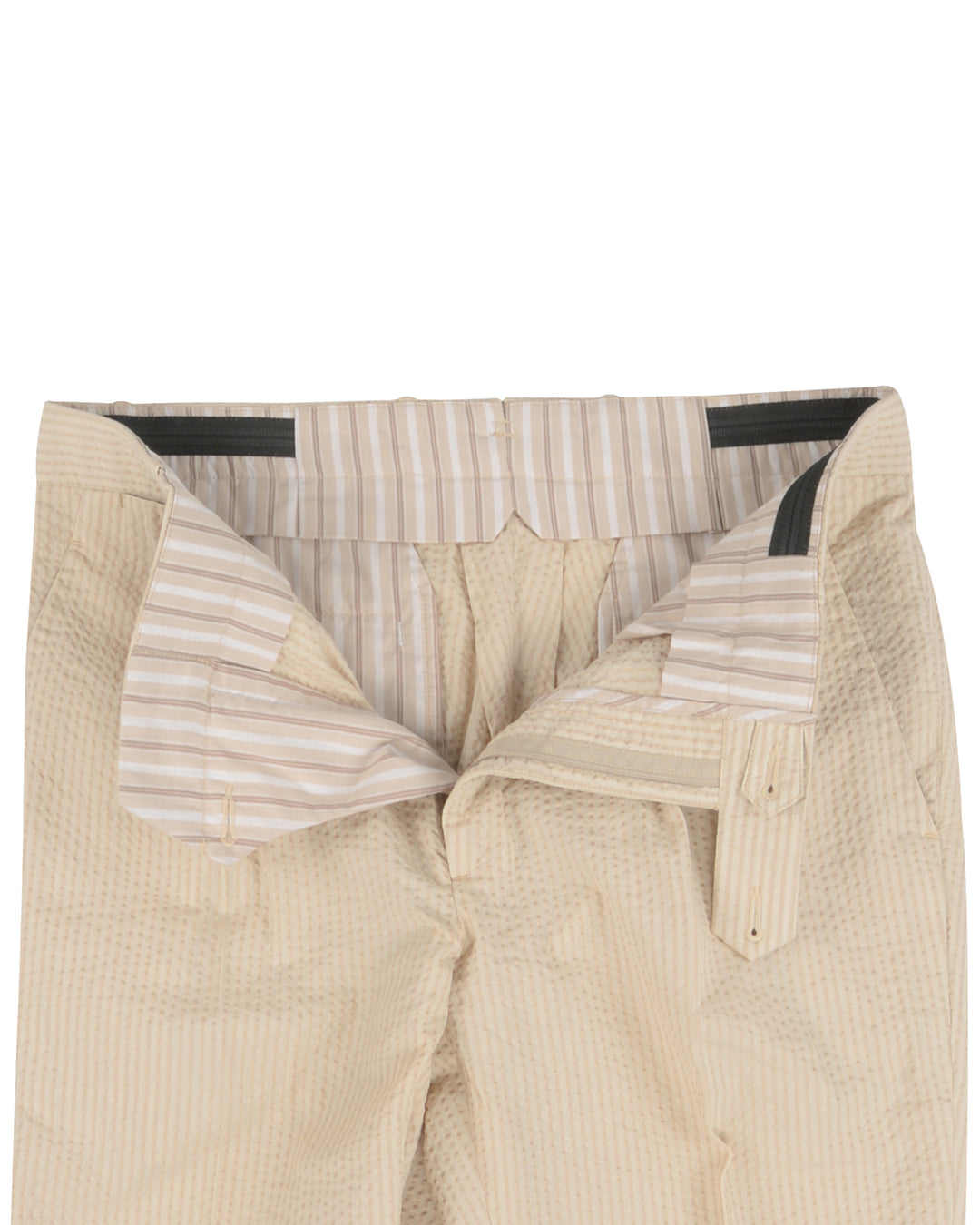 Loro Piana: Beige Seersucker - 3