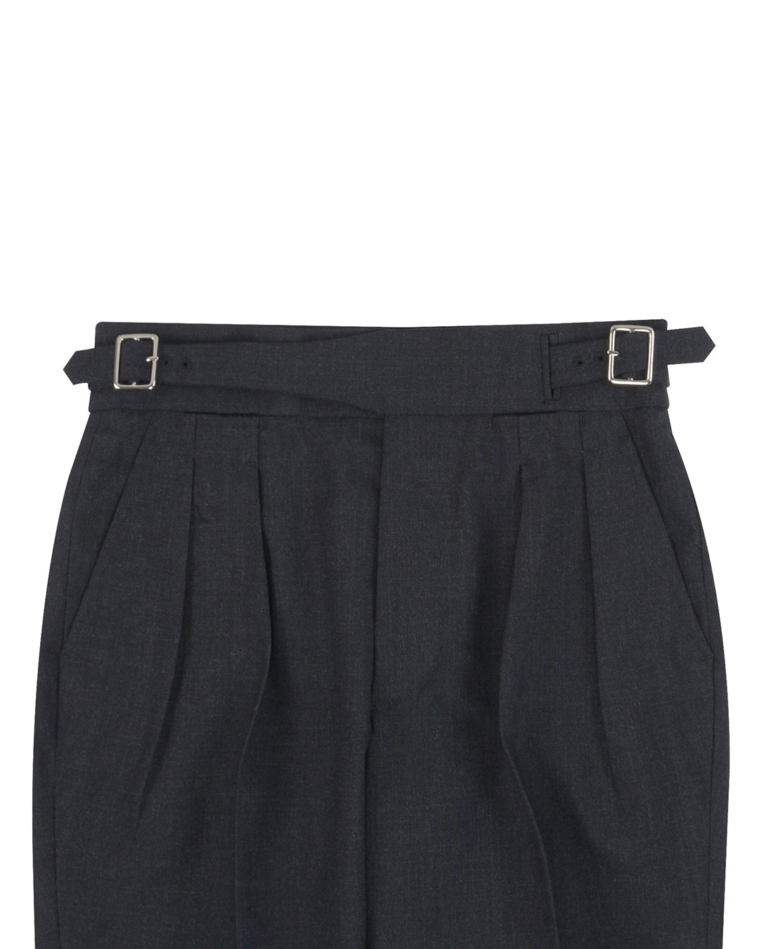 Minnis Fresco III  Pants: 3 Ply Plain Dark Grey - 2