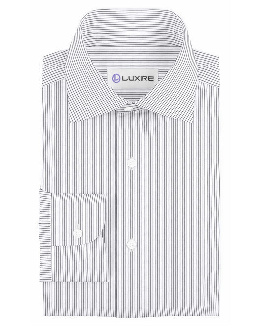 Luxire Presto: Monti White & Black Pin Stripes