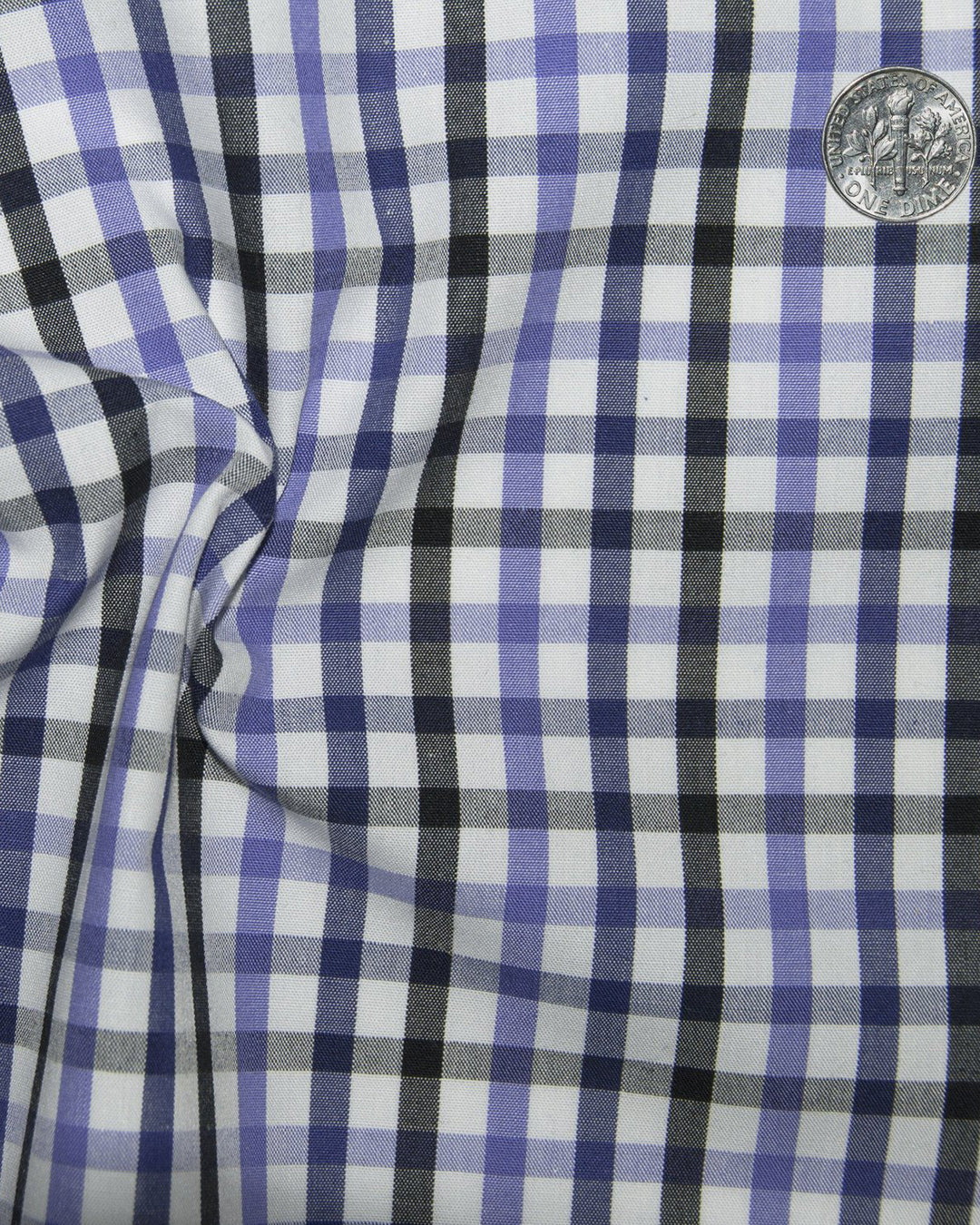 Friday Shirt:Purple Blue Black Tattersall