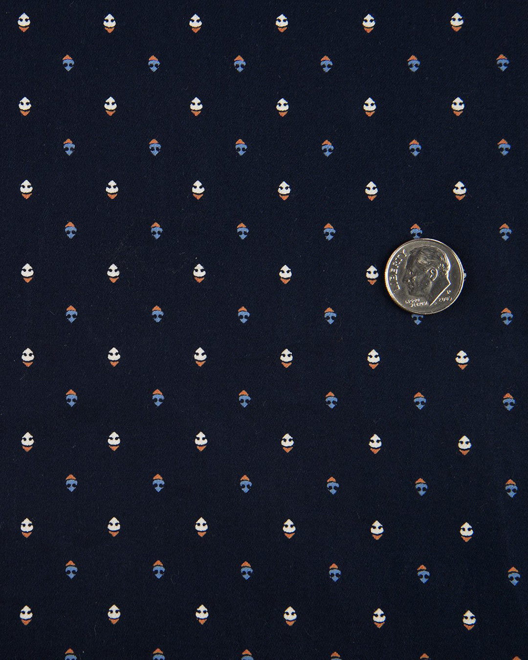 Camp collar PRESET STYLE in Print: Navy Blue Anchor - 2