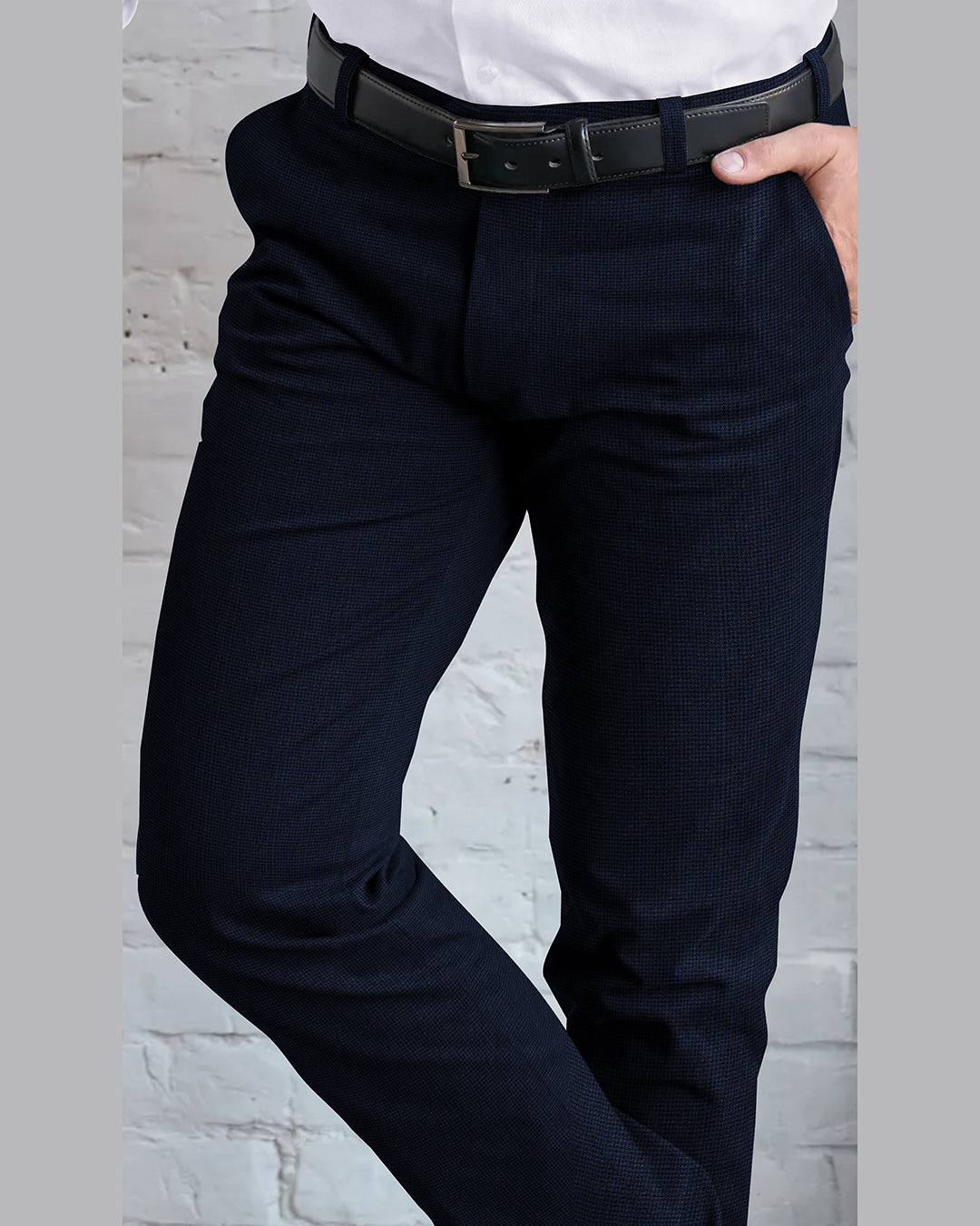 Loro Piana: Dark Blue Checks - 3