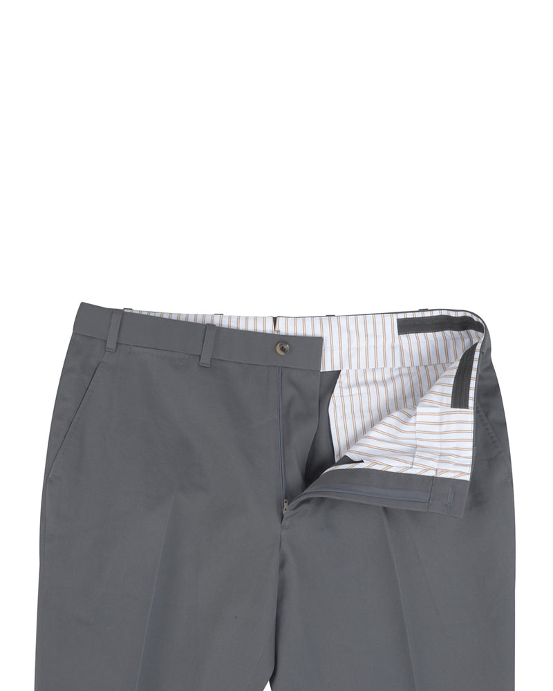 Steel Grey Twill Chino
