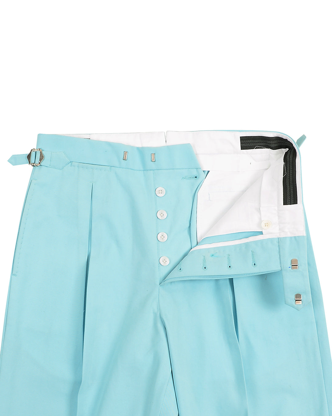 Gulf Stream Blue Cotton Twill Pant