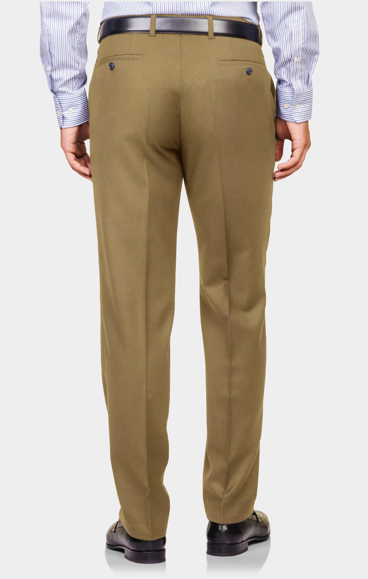 Golden Khaki Twill Pants