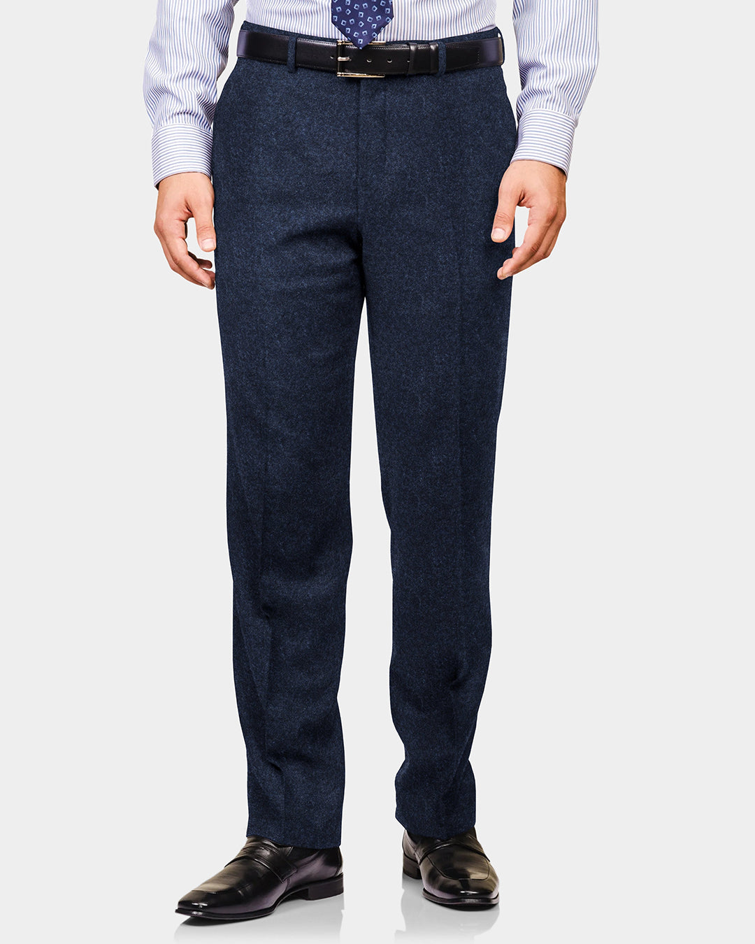 EThomas Wool Cashmere: Dark Blue Wool - 2
