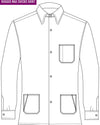 Red Bronze Navy Tattersall Flannel Work Shirt