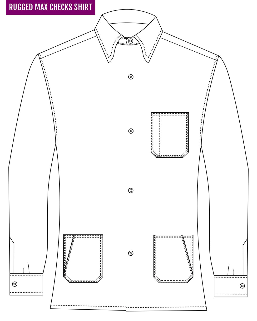 Mini Nightshadow Grey Gingham Flannel Work Shirt