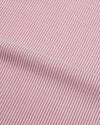 Pale Red White Pin Stripes Seersucker