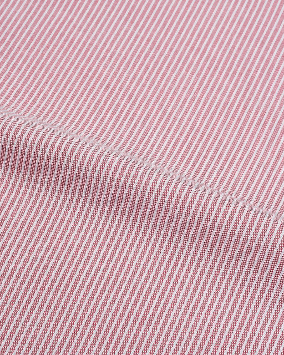 Pale Red White Pin Stripes Seersucker