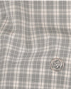 Grey Off-White Tattersall Checks