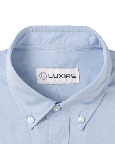 Blue Pinpoint Oxford