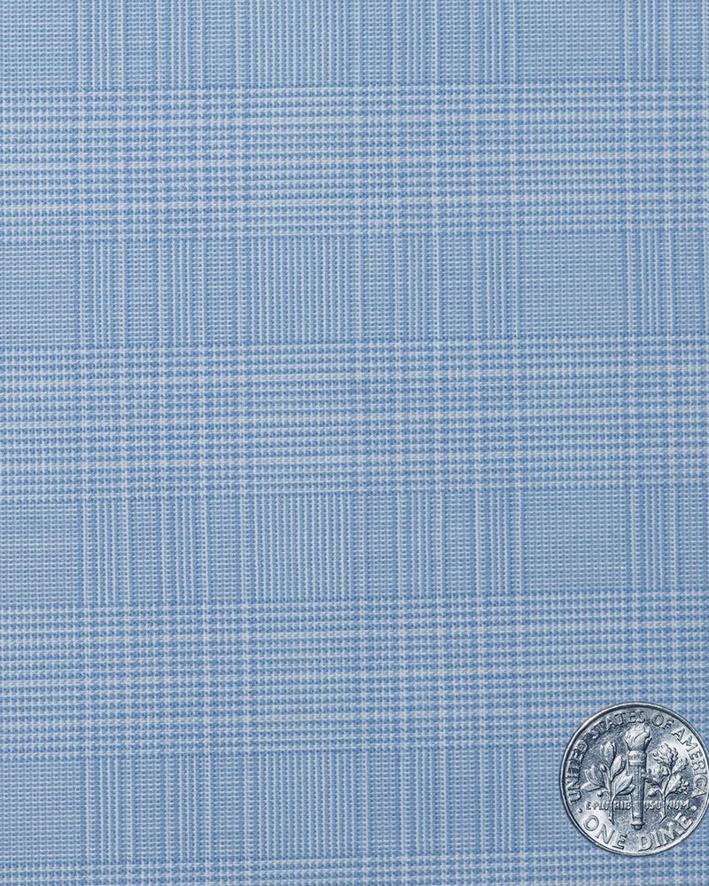 Monti - Sky Blue Pow Checks Shirt