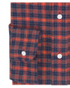 Flannel: Red Navy Grey Tattersall