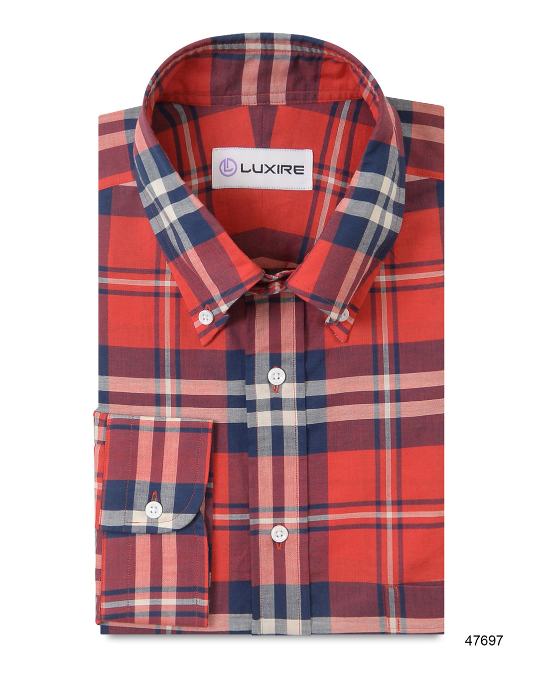 Classic Red Blue Madras Checks - 1
