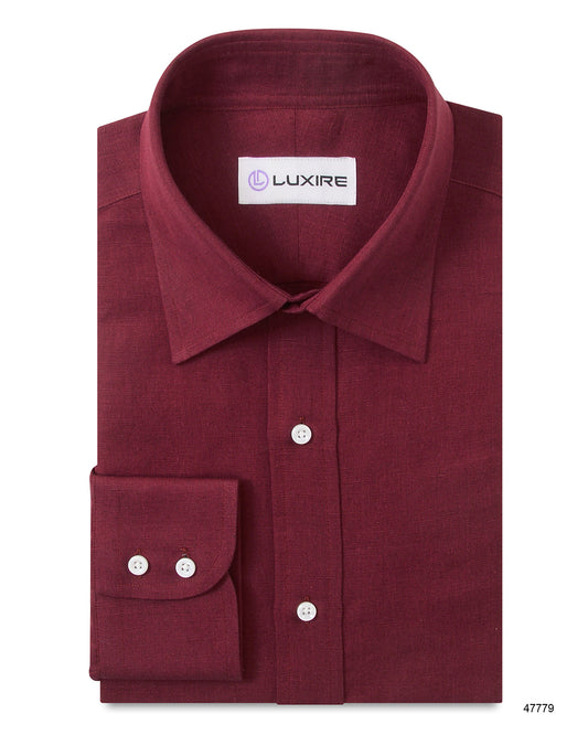 Maroon Cool Linen Cotton