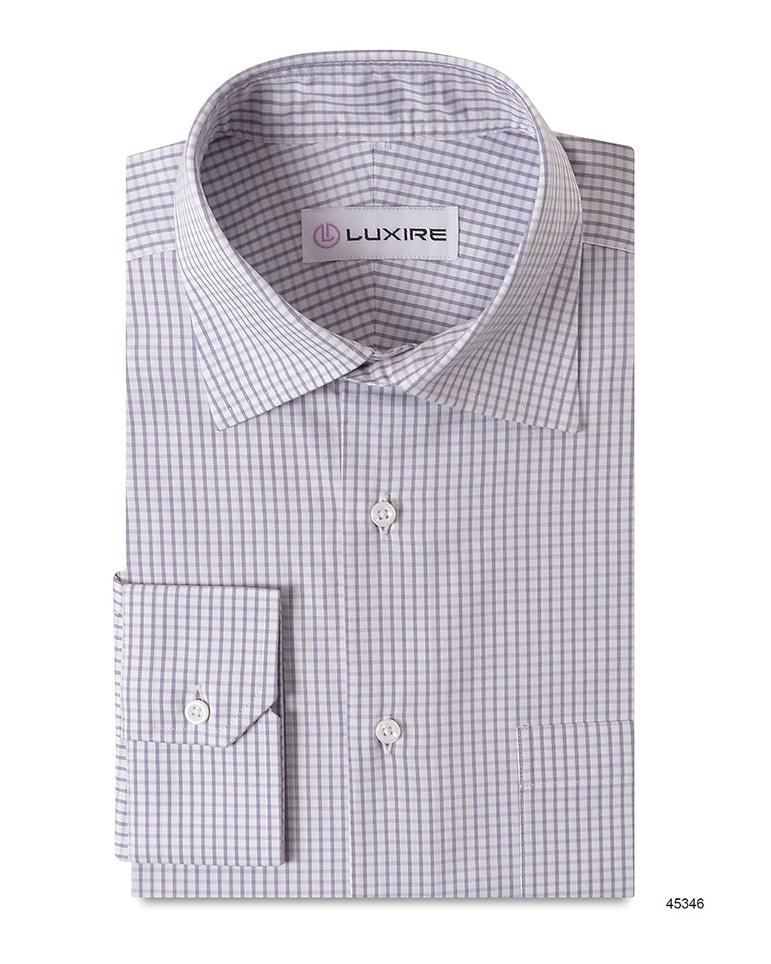 Grey on White Checks - 1