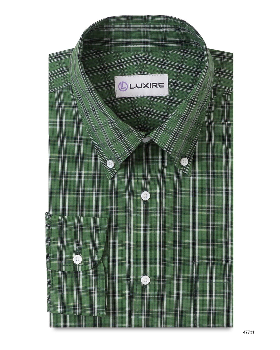 Green Black Tattersall Checks - 1