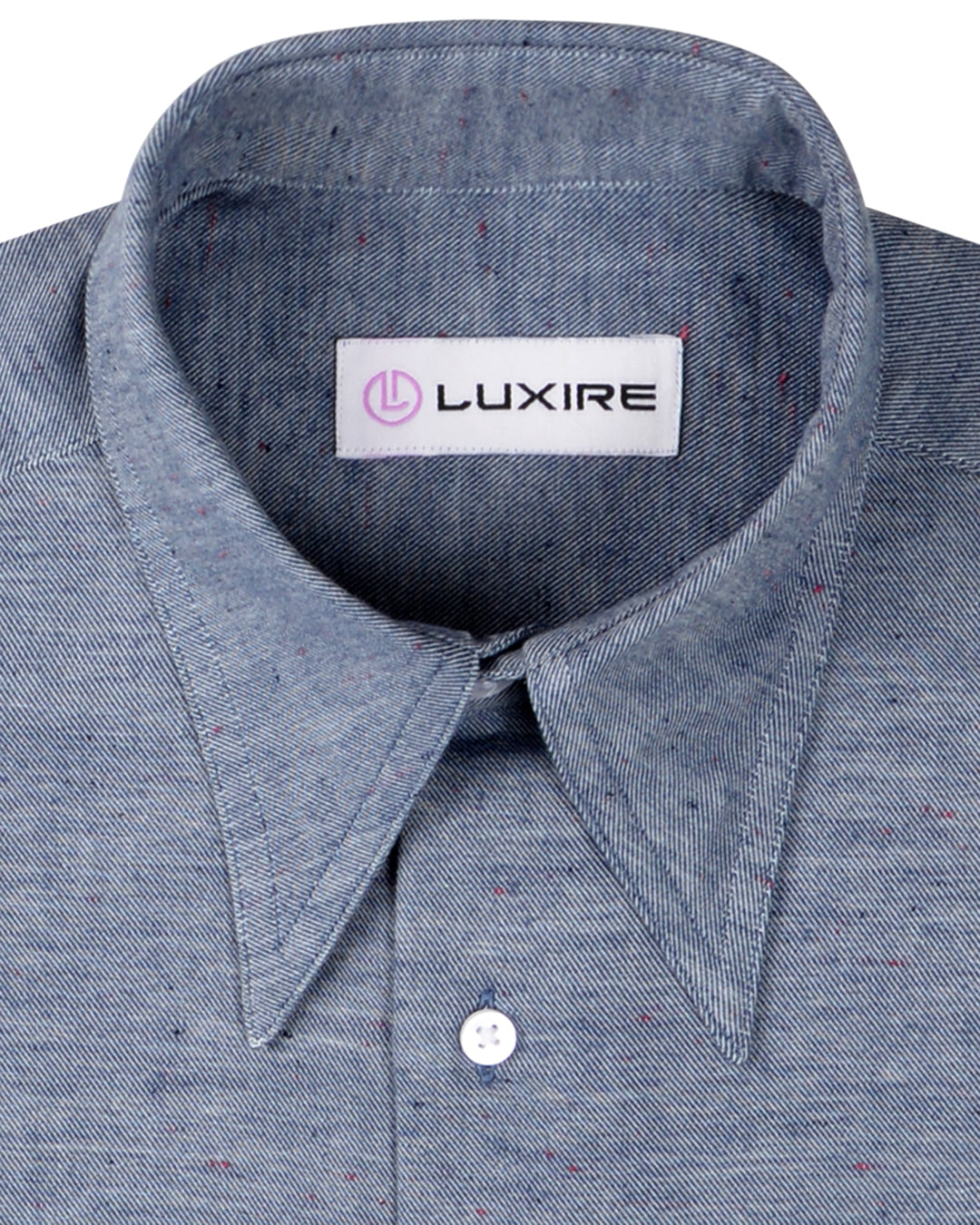 Speckled Dark Blue Twill - 2