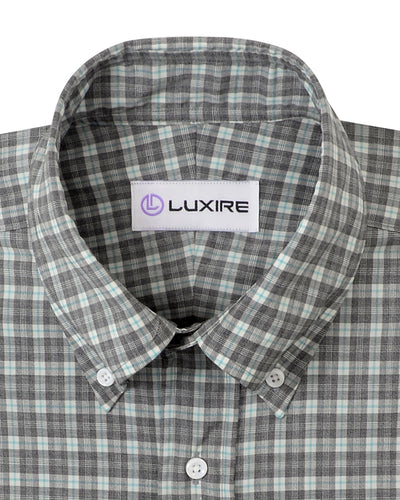 Zegna: Dark Grey Tartan Checks