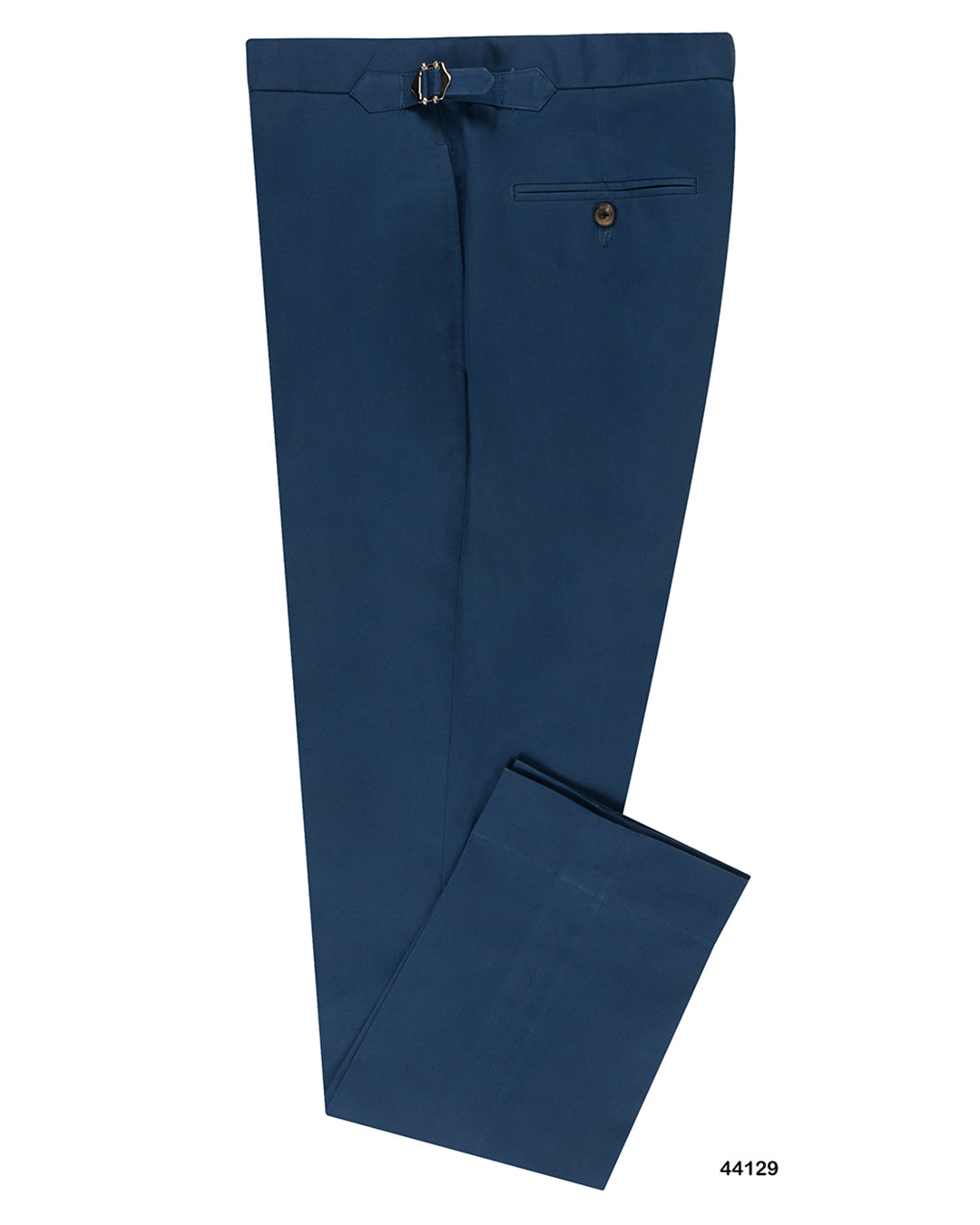 Soft Dark Blue Stretch Twill Pants