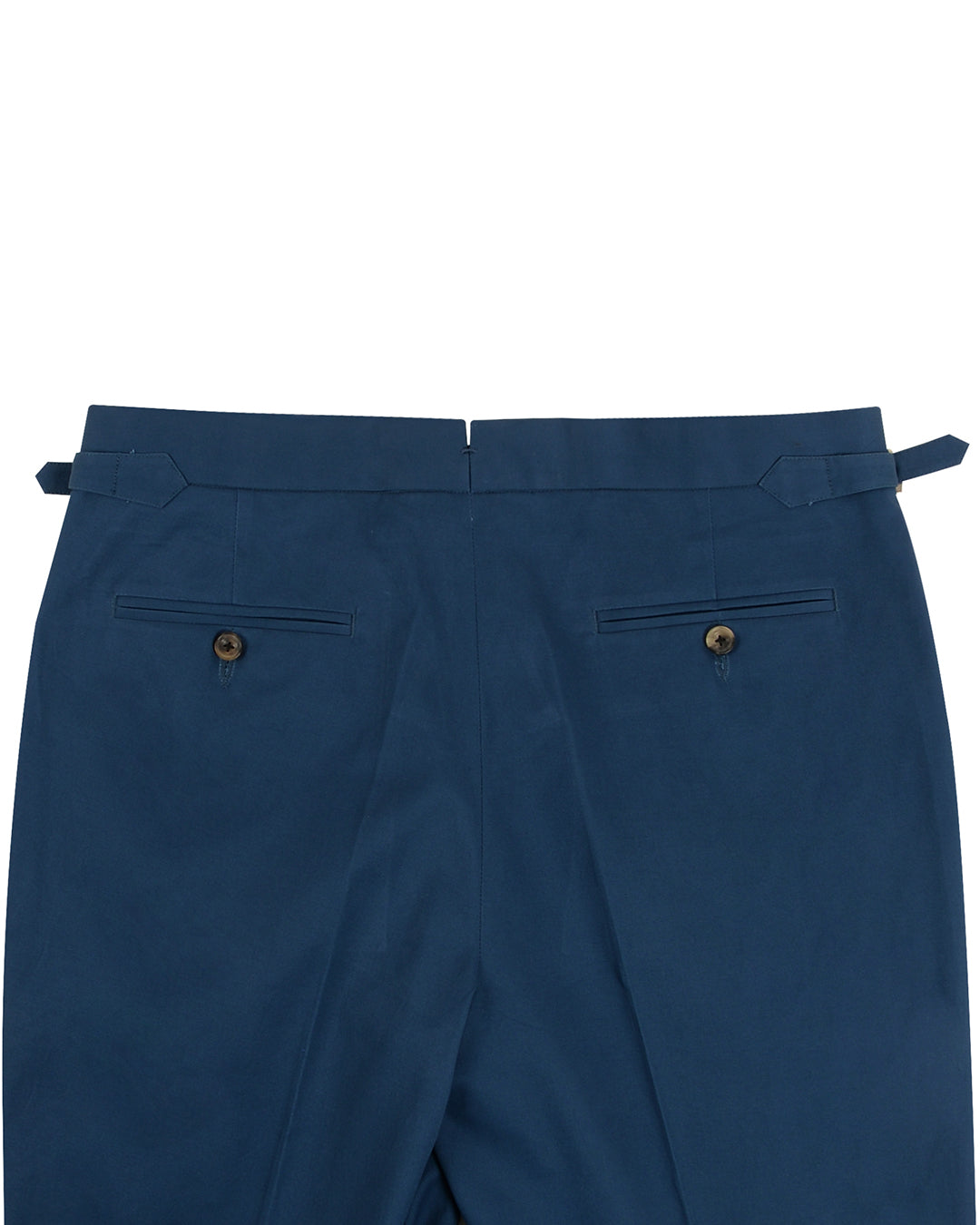 Soft Dark Blue Stretch Twill Pants