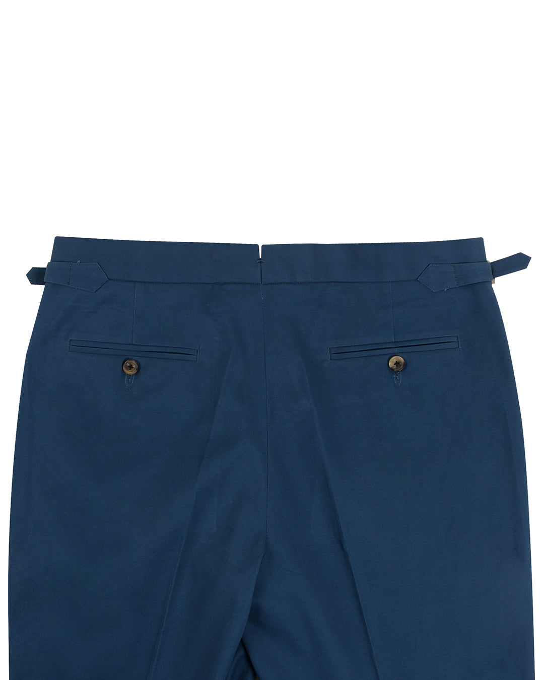 Soft Dark Blue Stretch Twill Pants - 4