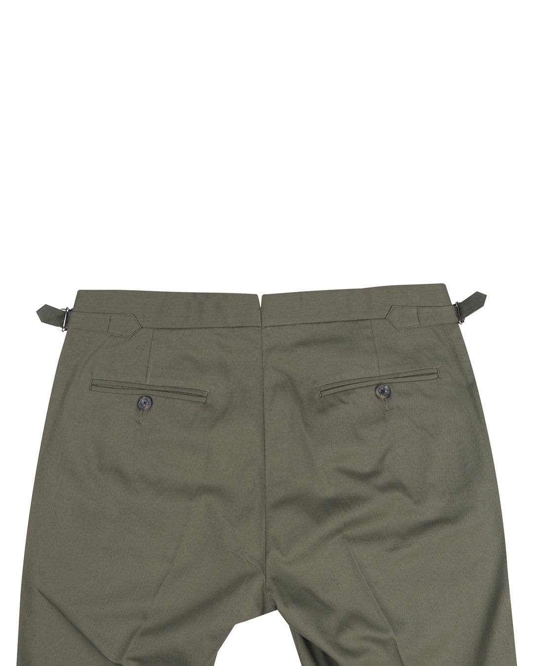 Sondrio: Washed Olive Twill