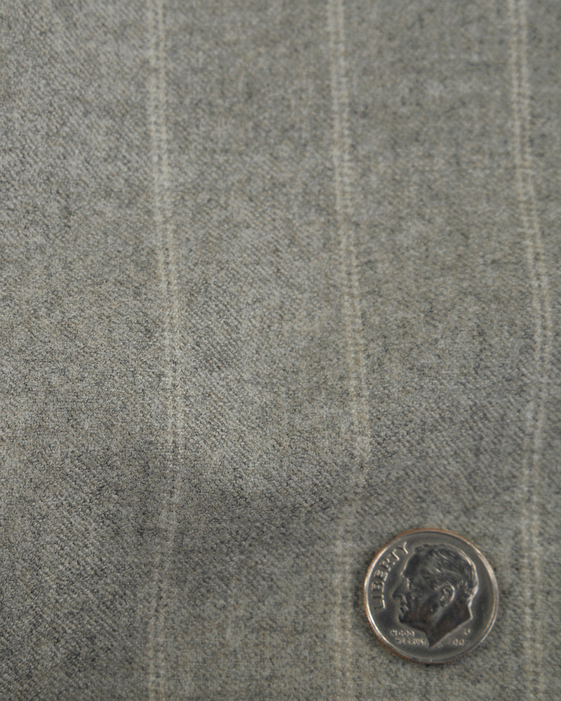 VBC Double Stripes Light Grey Flannel Pants